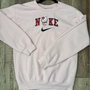 Nike Kids Light Pink Sweatpants with Graphic